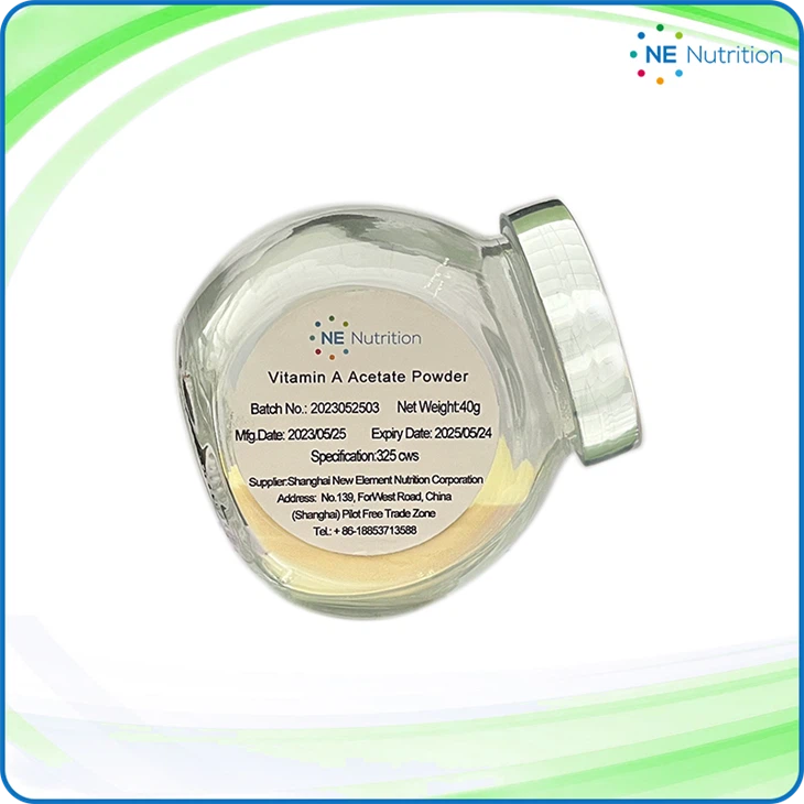 भोजन में विटामिन ए एसीटेट पाउडर